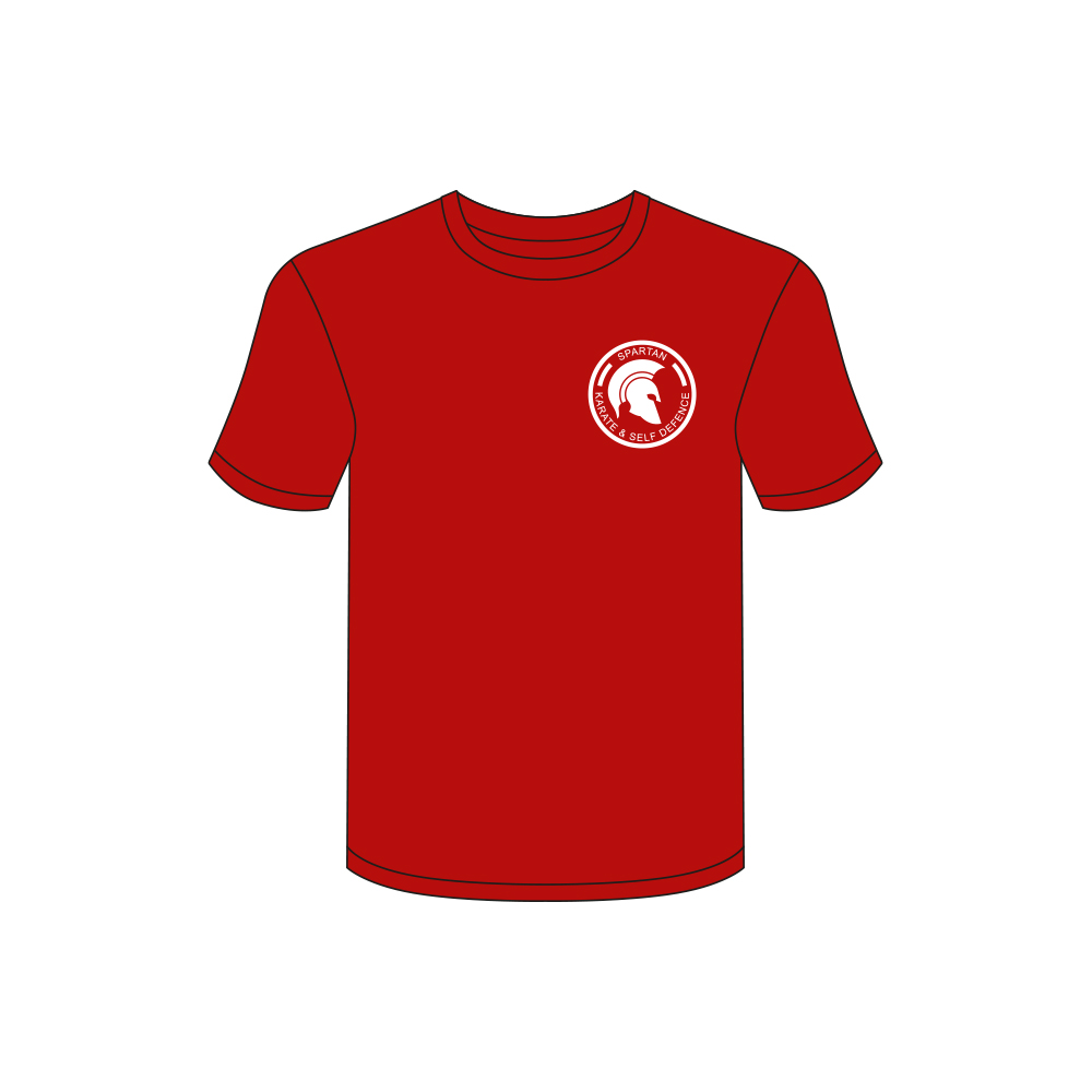 Red T-Shirt — White Logo